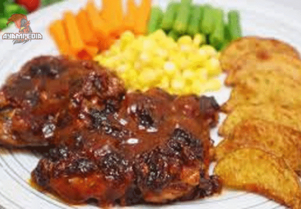 Resep Steak Ayam Saus Barbeque Menu Rumahan Lezat